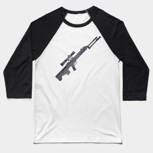 QBU 88 Sniper Rifle Baseball T-Shirt